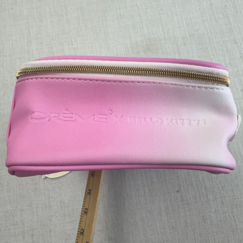 The Creme Shop x Hello Kitty Beauty‎ Travel Case Pink Clear Makeup Bag HKTC9196